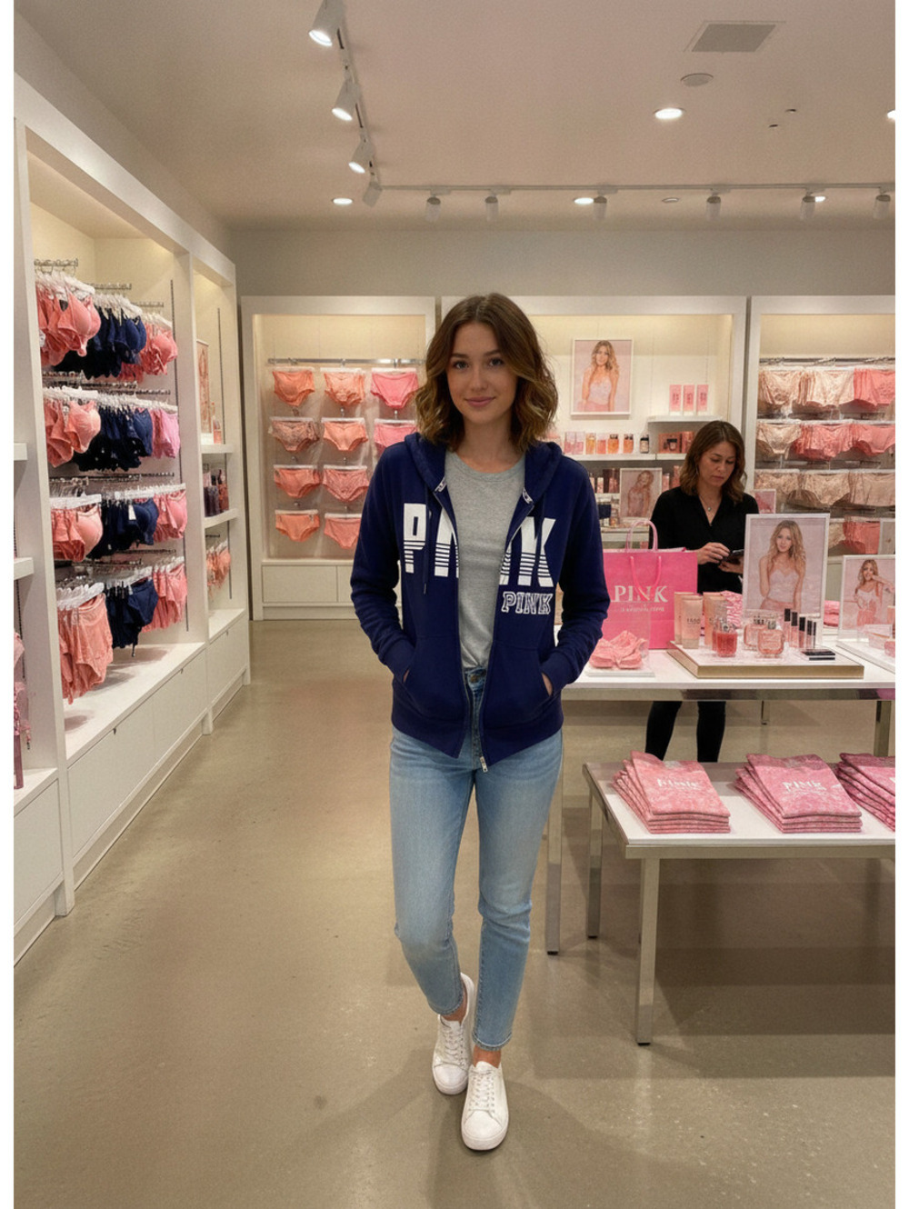 Women’s hoodie PINK by Victoria’s Secret size small